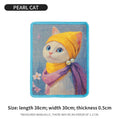 Wall-Mounted Art Print Cat Scratcher Board