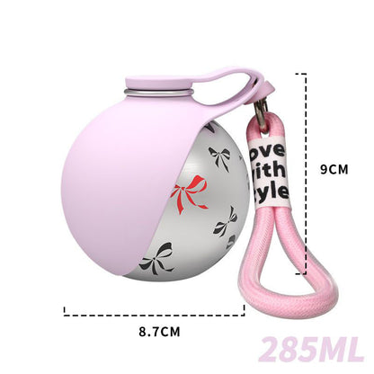 Stainless Steel Portable Dog Water Bottle (285ml)