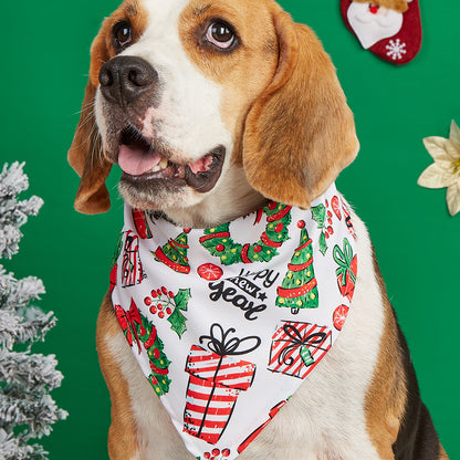 Cartoon Print Pet Bandana Scarf
