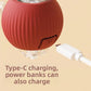 Bite-Resistant Bouncing Cat Ball with Rope