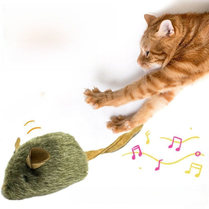 Chirping Bird Cat Toy with Realistic Sounds