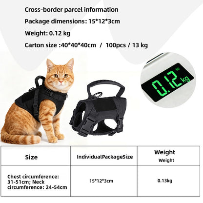 Breathable No-Choke Vest Harness for Small Dogs & Cats