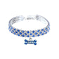 Rhinestone Pet Necklace Collar with Bone Charm