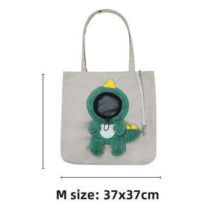 Bee Pattern Head-Out Pet Shoulder Carrier