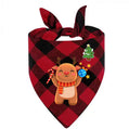 Christmas Plaid Pet Bandana