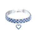 Sparkle Stretch Pet Necklace Collar with Charm