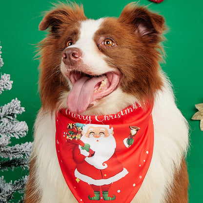 Cartoon Print Pet Bandana Scarf