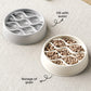 Non-Slip Slow Feeder Bowl for Cats & Dogs (Paw or Wave)