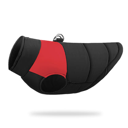 Color-Block Padded Winter Dog Jacket