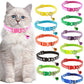 Elastic Paw Print Cat Collar with Bell
