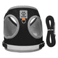 Reflective Breathable Mesh Pet Harness & Leash Set