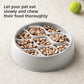 Wave Slow Feeder Bowl for Dogs & Cats