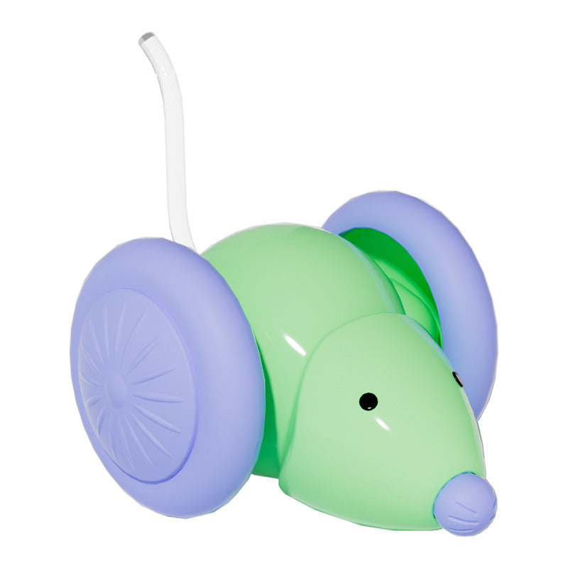Smart Motion-Sensor Cat Toy Ball with Teaser Cord
