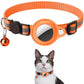 Reflective Cat Collar with AirTag Holder & Bell