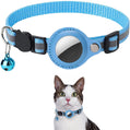 Reflective Cat Collar with AirTag Holder & Bell