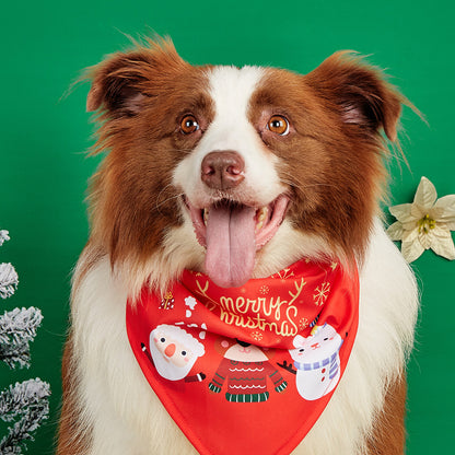 Cartoon Print Pet Bandana Scarf