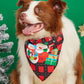 Cartoon Print Pet Bandana Scarf
