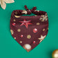 Cartoon Print Pet Bandana Scarf