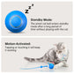 Smart Rolling Cat Ball with Tail & Sounds, Rechargeable
