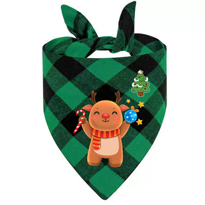 Christmas Plaid Pet Bandana