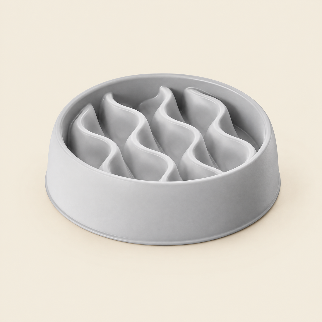 Wave Slow Feeder Bowl for Dogs & Cats