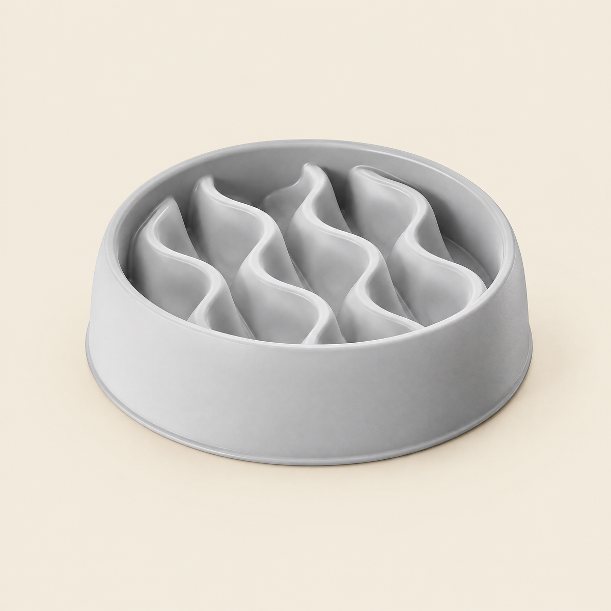 Wave Slow Feeder Bowl for Dogs & Cats
