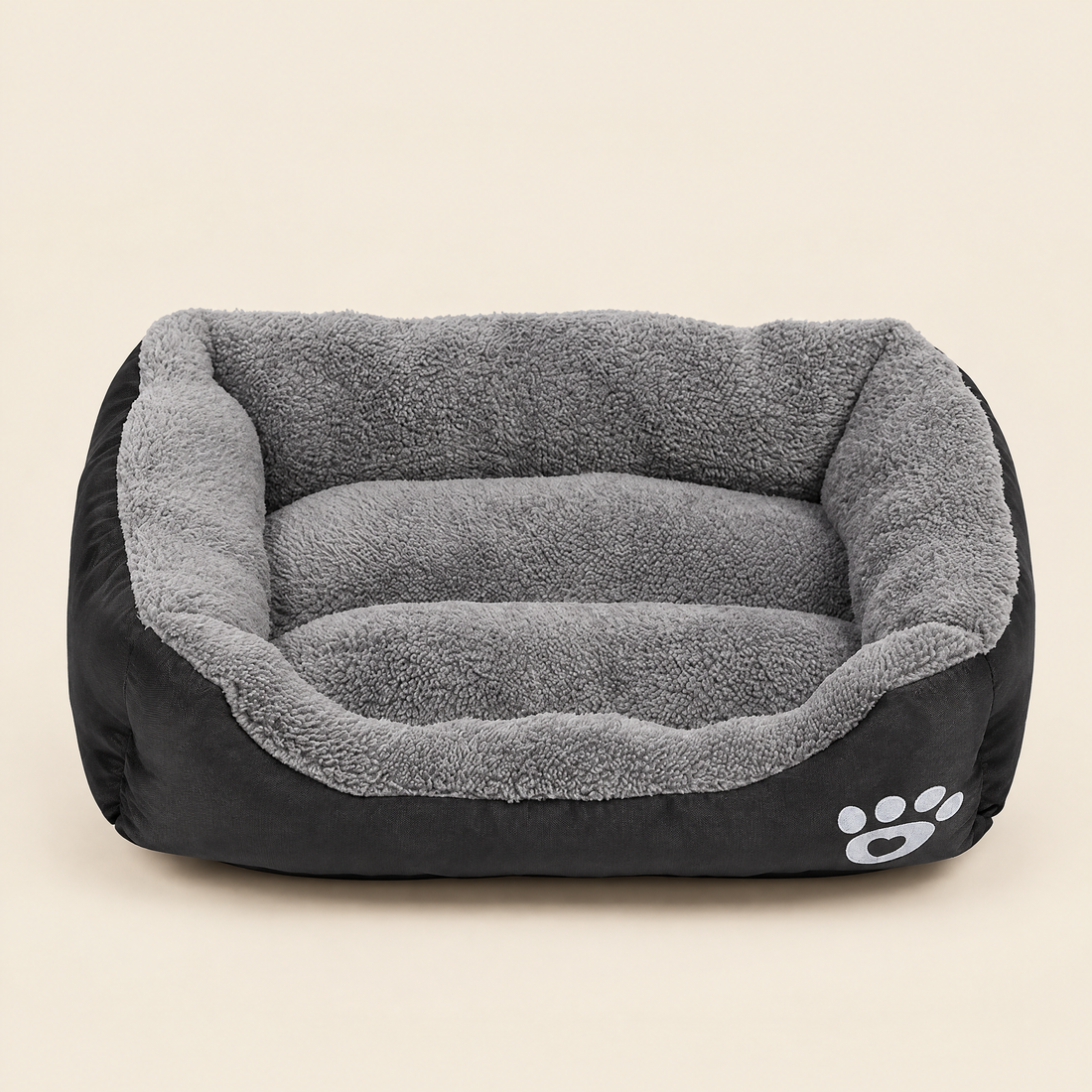 Soft Fleece Pet Bed with Waterproof Base