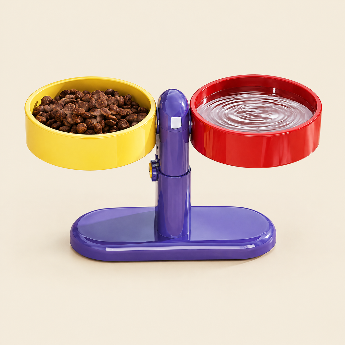 Adjustable Elevated Cat Food Bowl