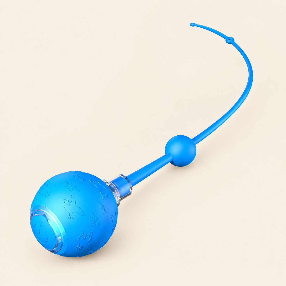 Smart Rolling Cat Ball with Tail & Sounds, Rechargeable