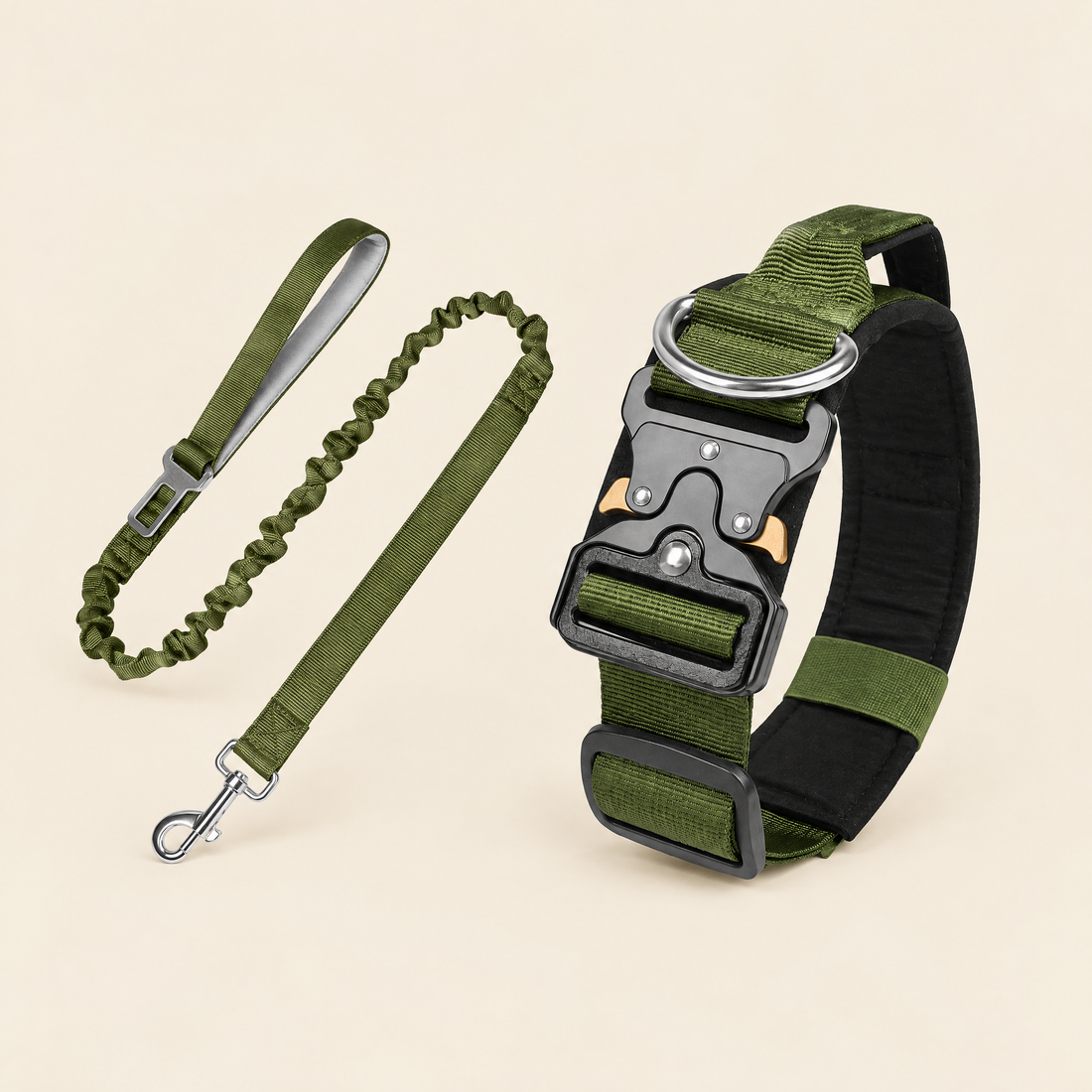 Tactical No-Pull Dog Harness with Front & Back Clips